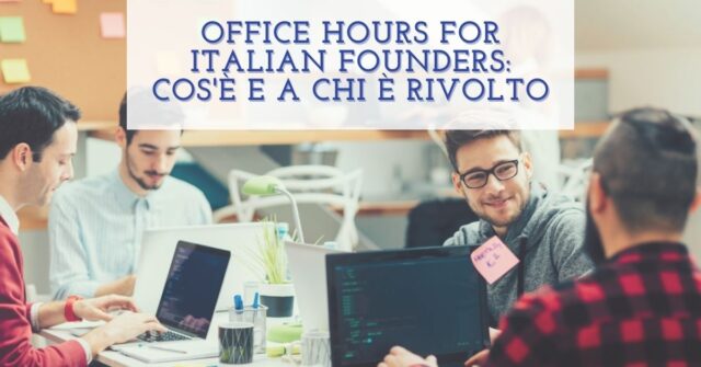 Office Hours for Italian Founders